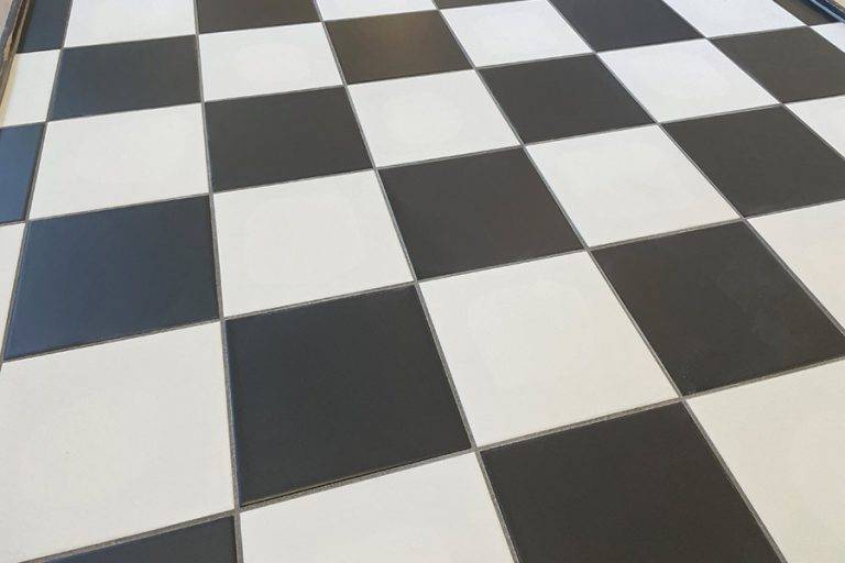 Checkerboard tiles to “Love, Actually”